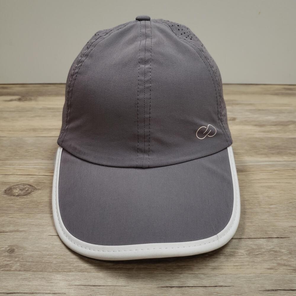 Calia by Carrie Underwood Hat Cap Strap Back Gray Perforated Running Womens
